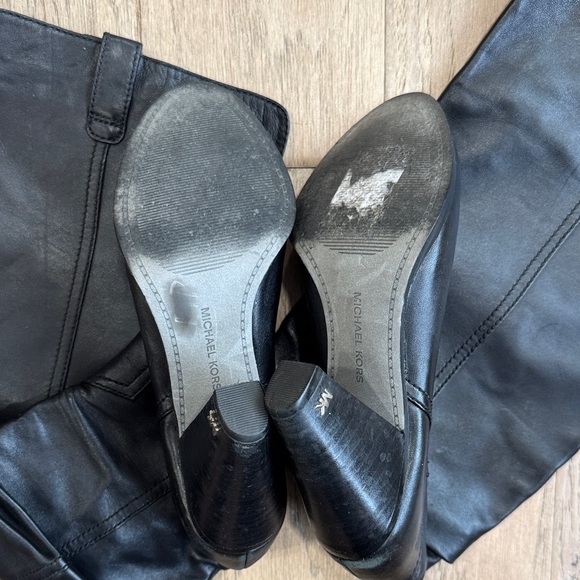 Michael Kors Black Over the Knee Boots Size 6.5 - Picture 3 of 10